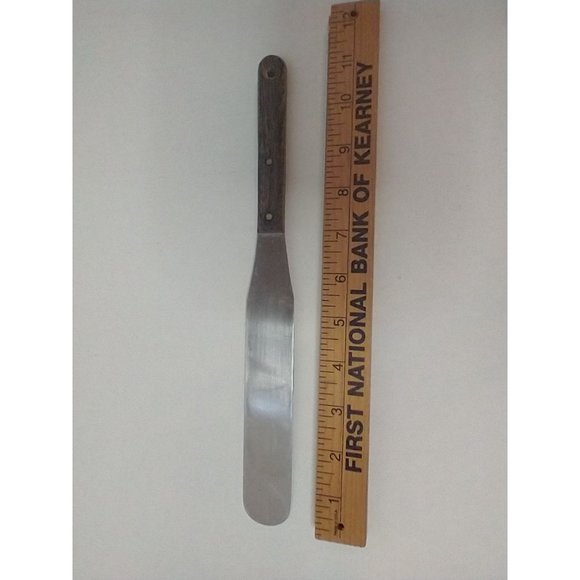 Vintage Spatula Marcrest Quality Warranted Stainless Steel USA Icing Spreader - Picture 3 of 8